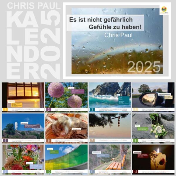 Kalender 2025 Trauer Gefuehle Trauerinstitut Bonn Chris Paul